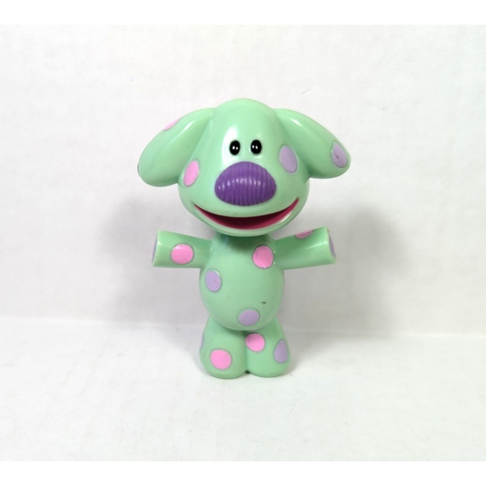 Blue Clues Room Polka Dots Dog Toy Figure Dress Up Time 2003 Nickelodeon